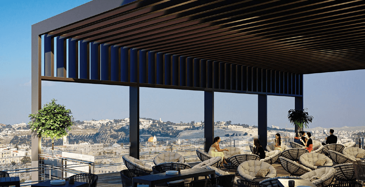 Regal luxury new residence in Rechavia with Hotel facilities